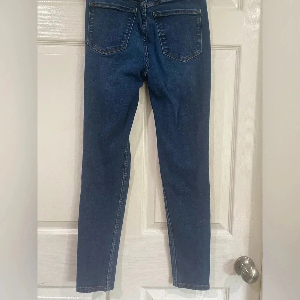 Old Navy rockstar extra high rise rockstar super skinny jeans sz 6 Distressed - Picture 11 of 12